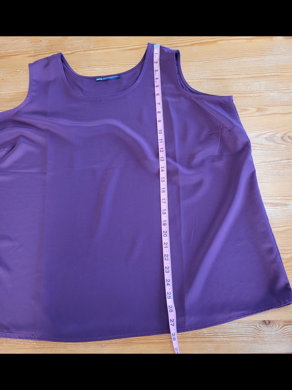 Bundle of 3 Penningtons Sleeveless Blouse Tank Tops, Beige, Plum, Olive, Size 22 - Picture 7 of 8